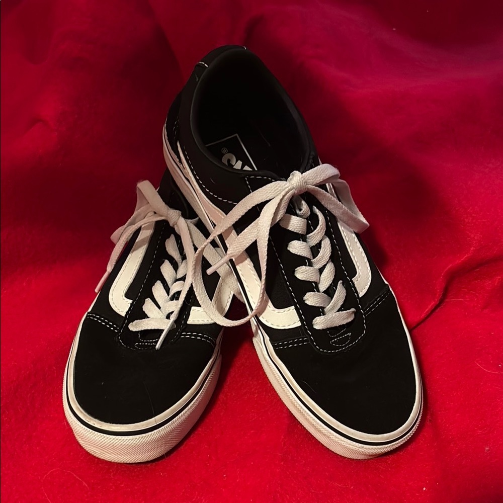 Vans Black and White Sneakers